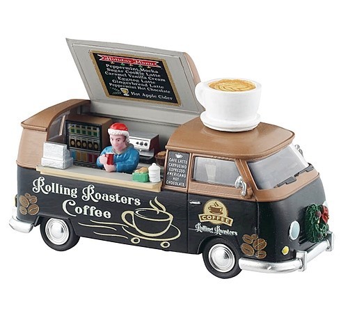 Lemax Rolling Roasters Coffee #53747 BRAND NEW 