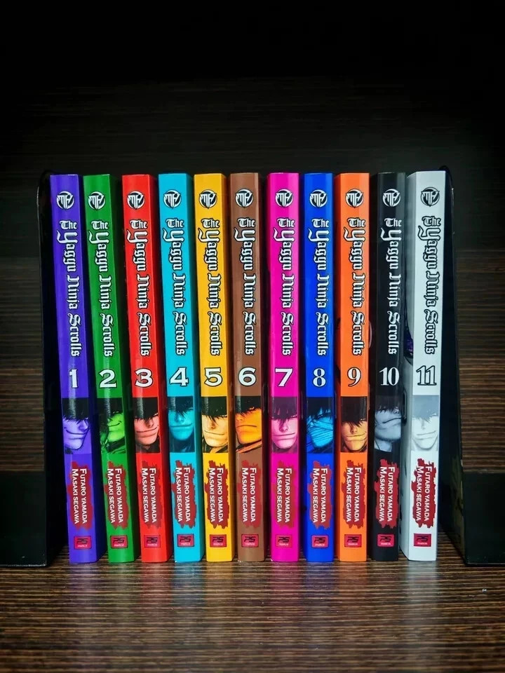 The Yagyu Ninja Scrolls : Revenge of the Hori Clan by Futaro Yamada Vol.1-11 DHL