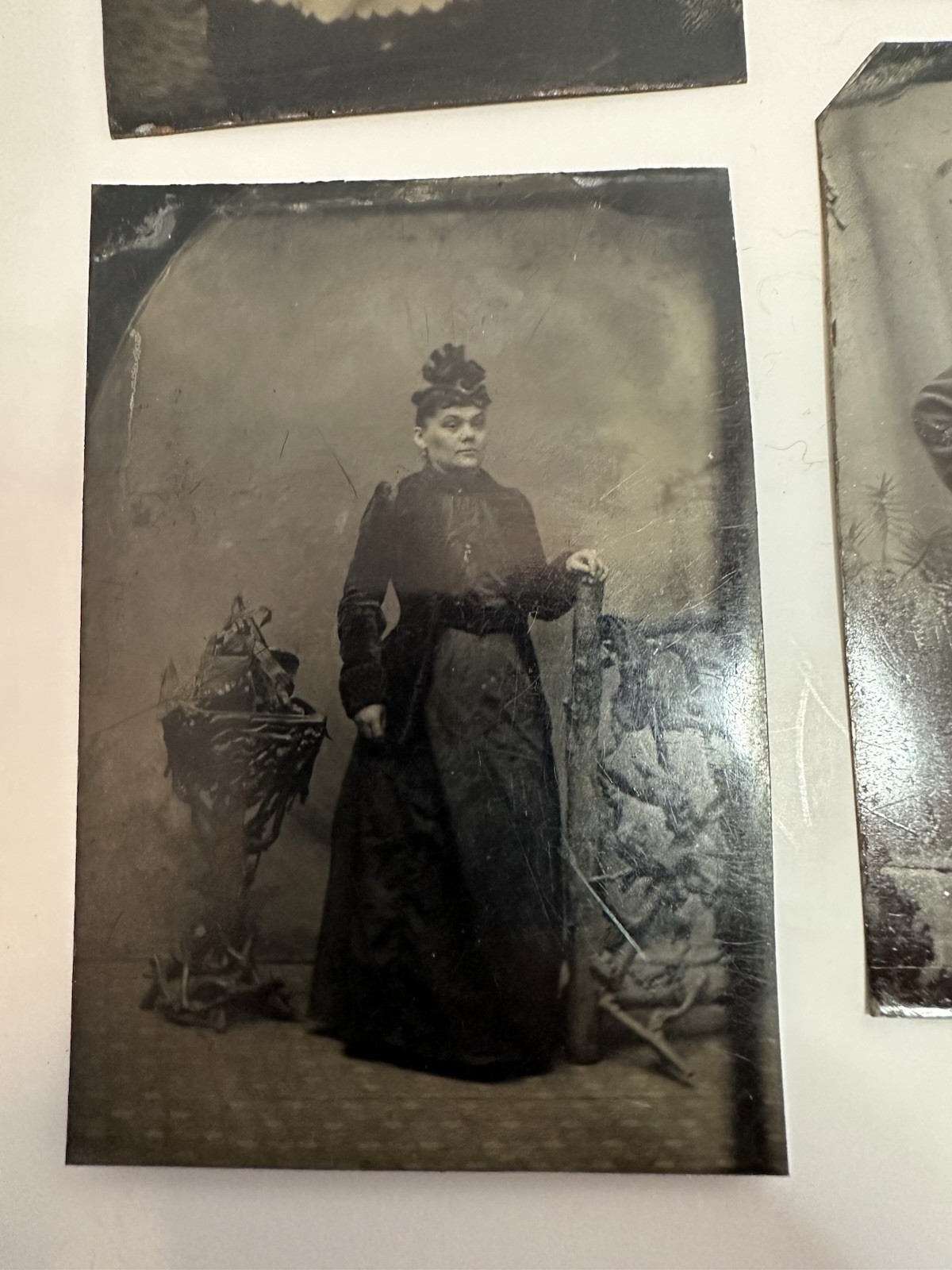 Antique Tintypes (6) With Varying Subjects.