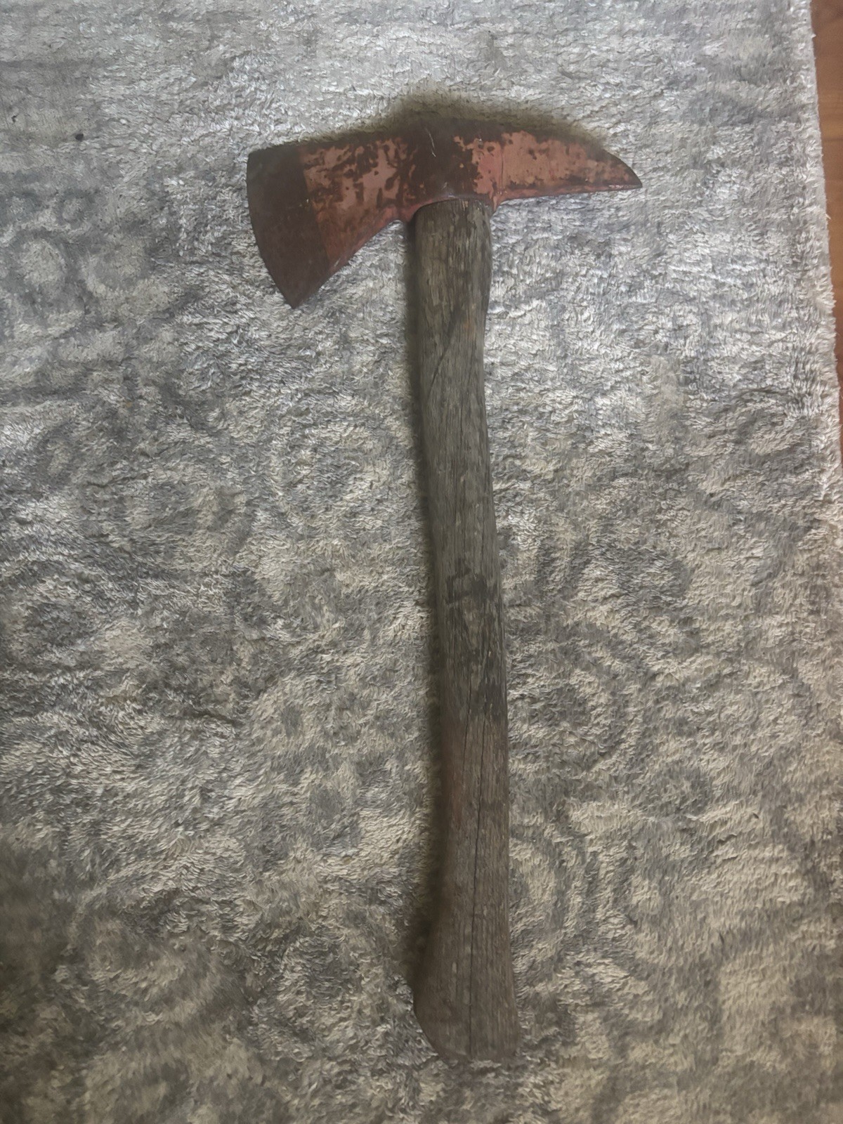 Vintage 2¼ lb Fireman’s Pick Head Axe 20” Original Red Paint M17 Antique