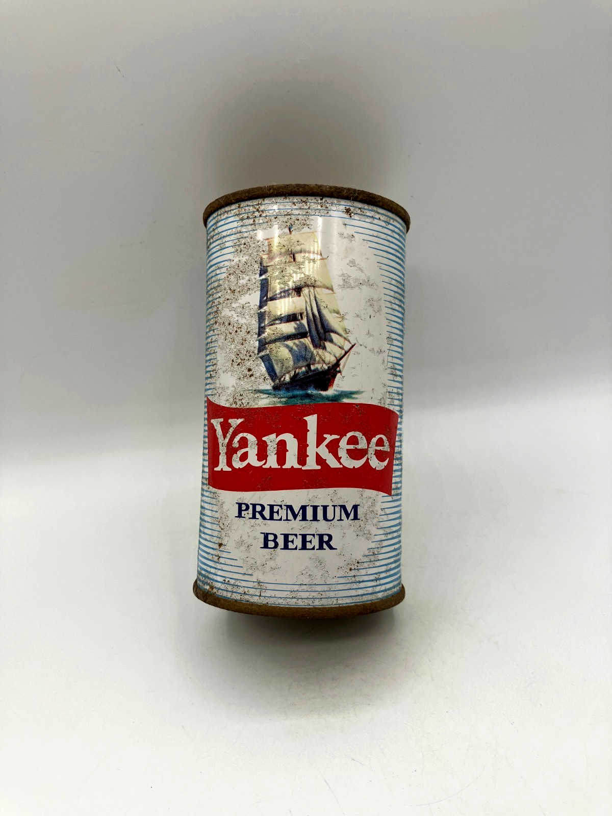 Nice 12oz  * YANKEE Premium * Flat Top Beer Can Yankee Brewing N.Y.  KEGLINED