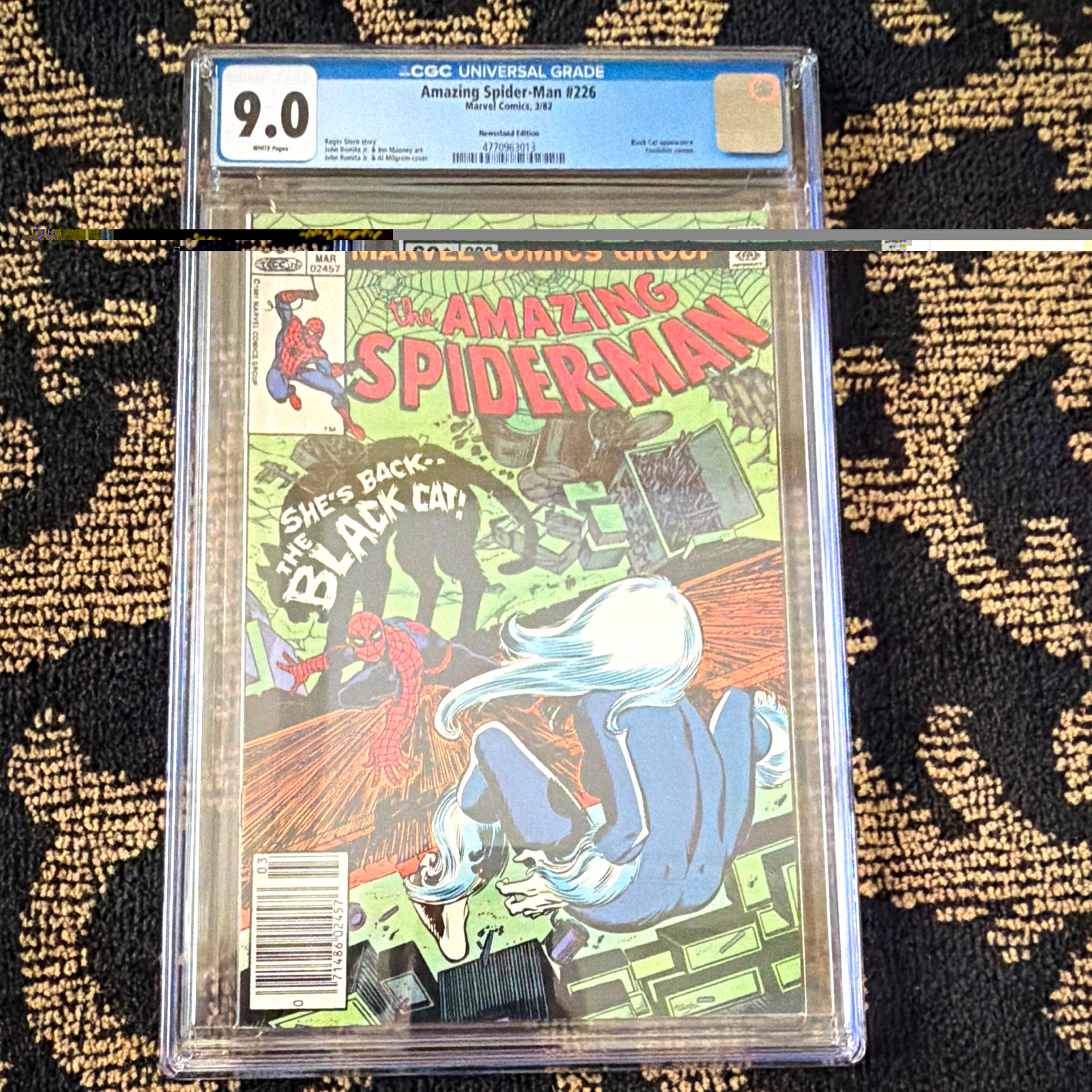 Marvel Comics The Amazing Spider-Man #226 CGC 9.0 (1982) Roger Stern Very Hot