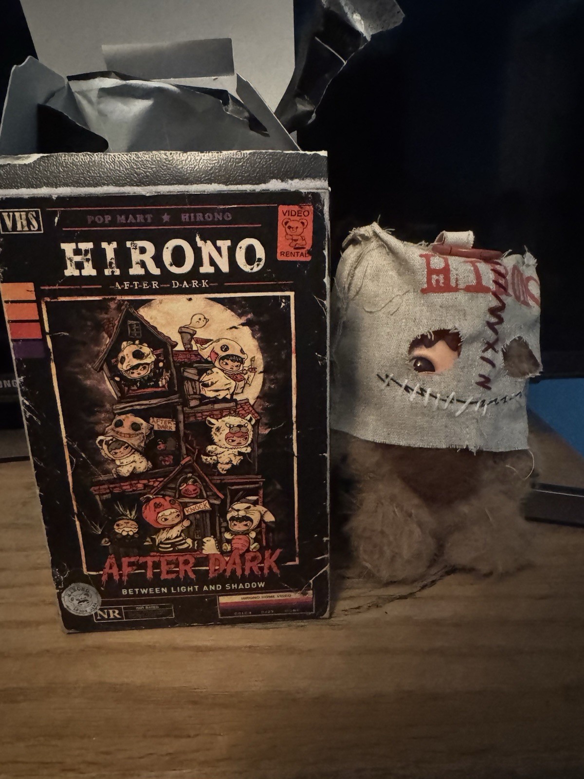 POP MART Hirono After Dark Masked Plush Pop Now In Hand Us Seller