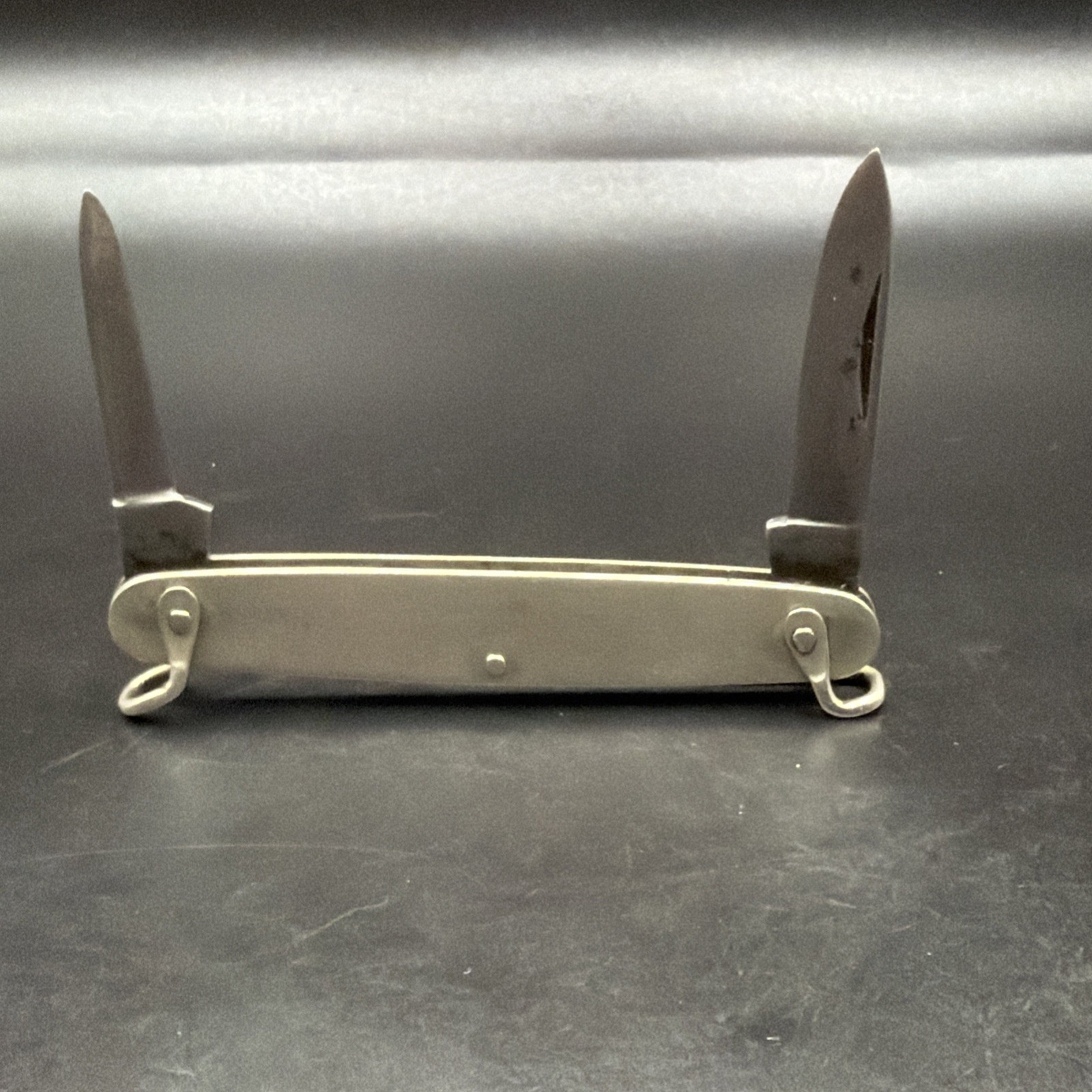 Antique Steer Webster Sheffield England Desk Clerk Folding Pocket Knife Standing