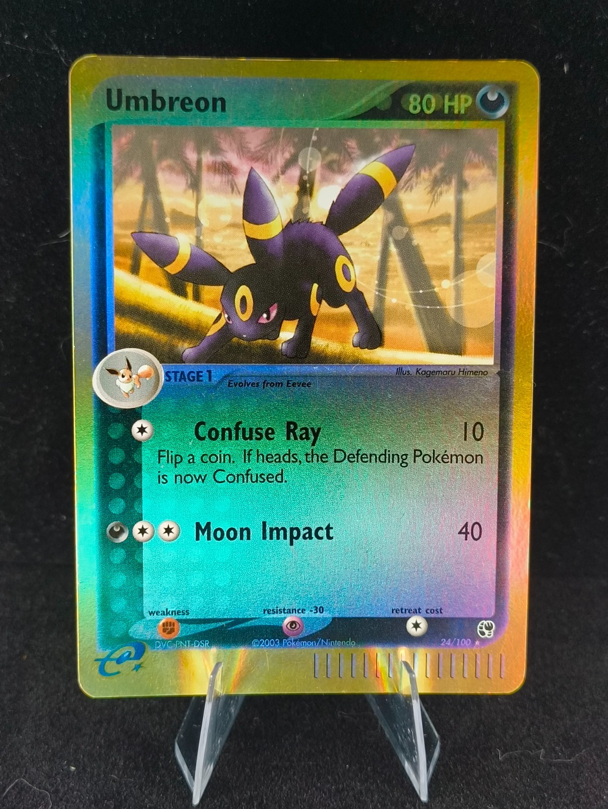 MP | Umbreon | EX Sandstorm | 24/100 | Reverse Holo | Rare
