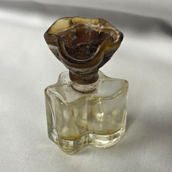Vintage Oscar de la Renta Oscar Mini Perfume Bottle Flower Stopper Sample France