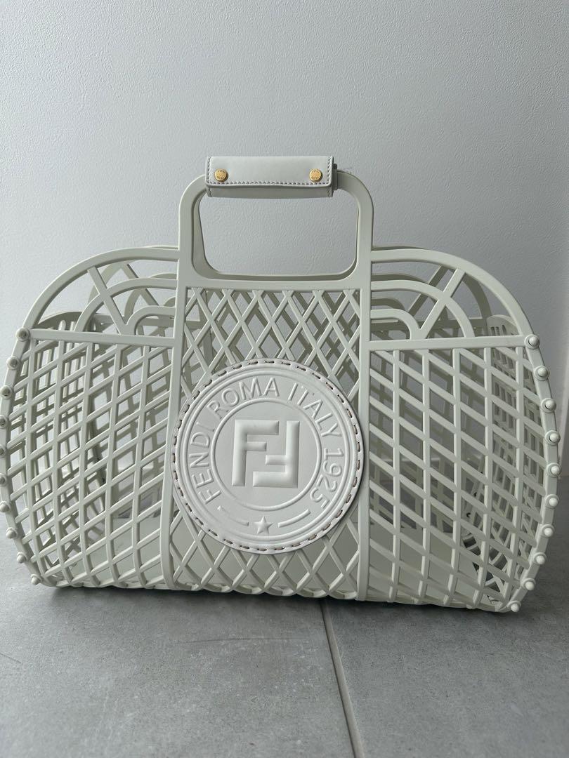 Fendi Basket Bag Medium White