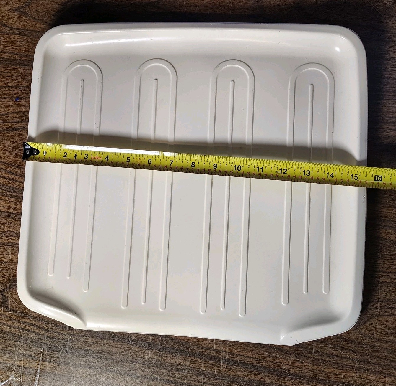 Rubbermaid Beige Sloped Dish Drain Board 1180-15 Tray 15.5\