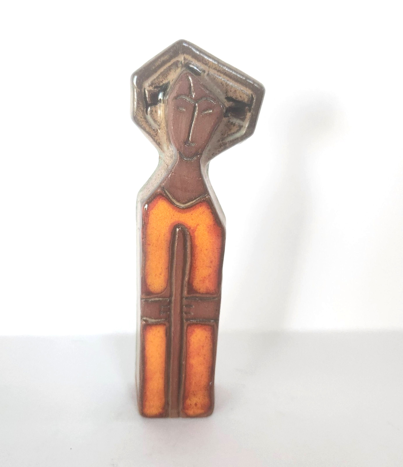 Vintage EUREKA Craft Ware, Modernist Figurine, Cornwall Studio Ceramics