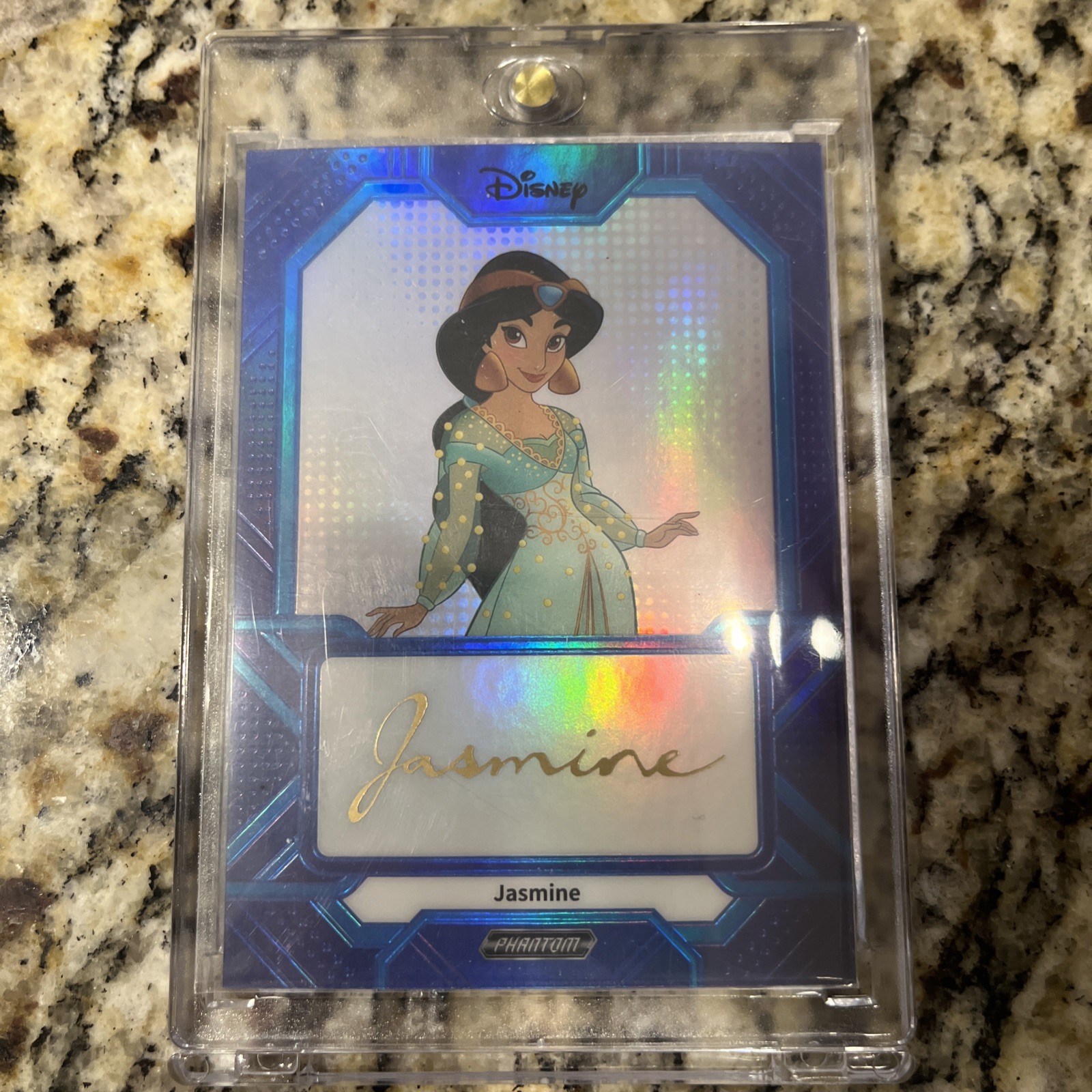 2025 Kakawow Phantom Disney Blue #PD-SBU-19 Jasmine Auto /175 ST50