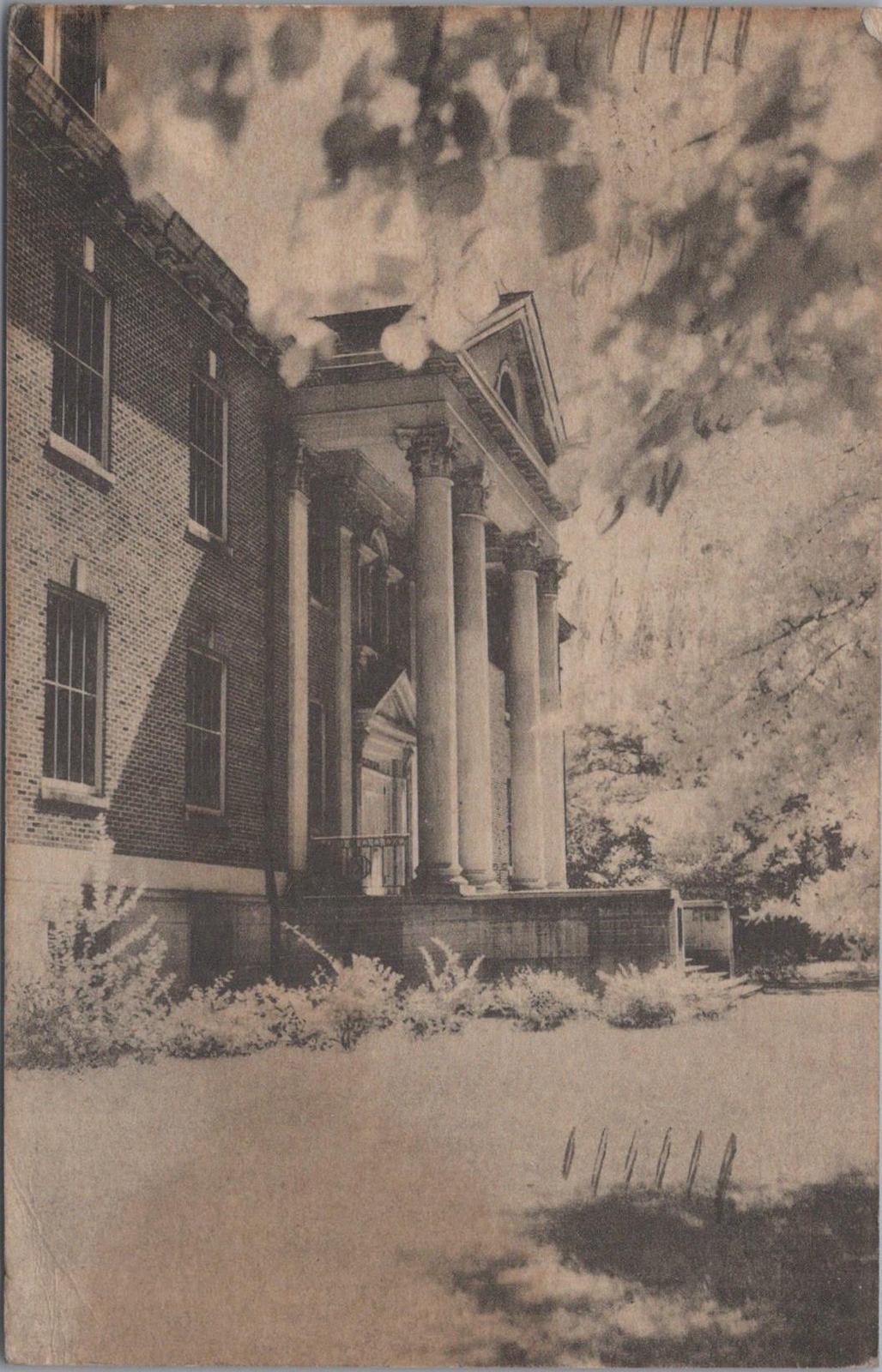 Postcard Lamar Law Building University Mississippi 1943
