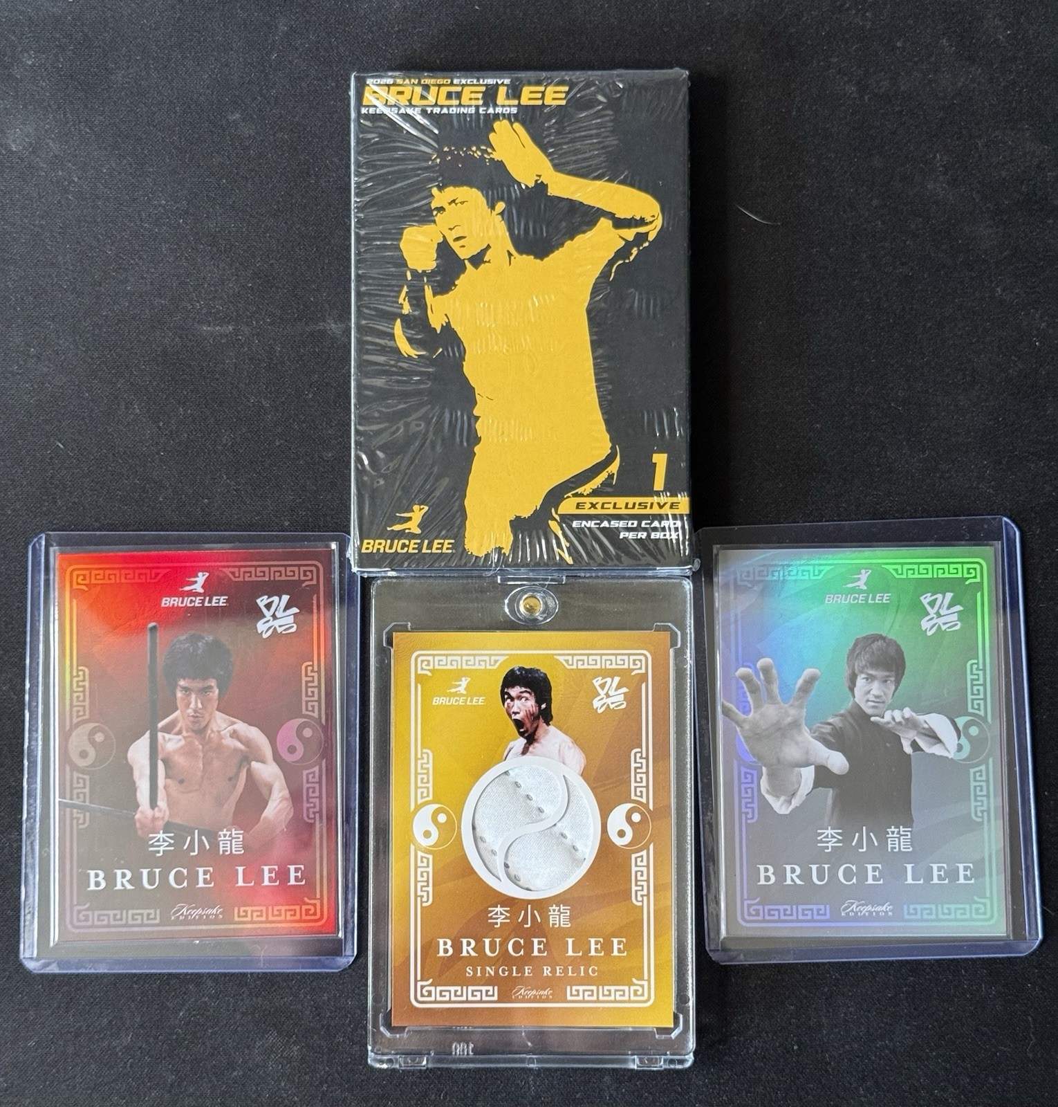 2026 Bruce Lee Keepsake Lot 39/50 27/85 Single Relic + Sealed San Diego Box