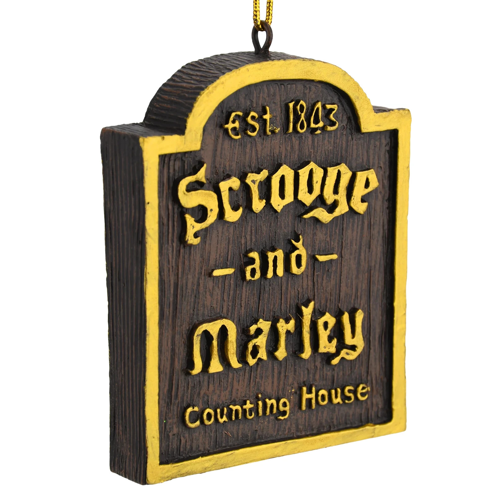 A Christmas Carol Scrooge & Marley Counting House Sign Ornament Xmas Story A Christmas Carol Scrooge & Marley Counting House Sign Ornament Xmas Story