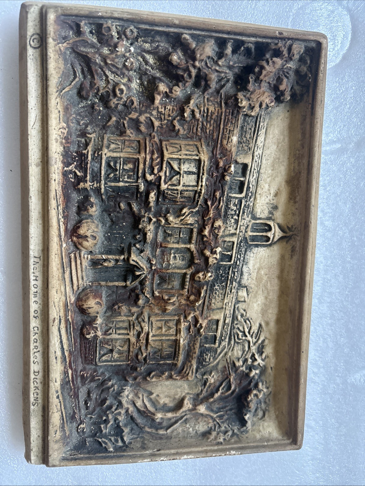 vintage Ivorex wall plaque titled 