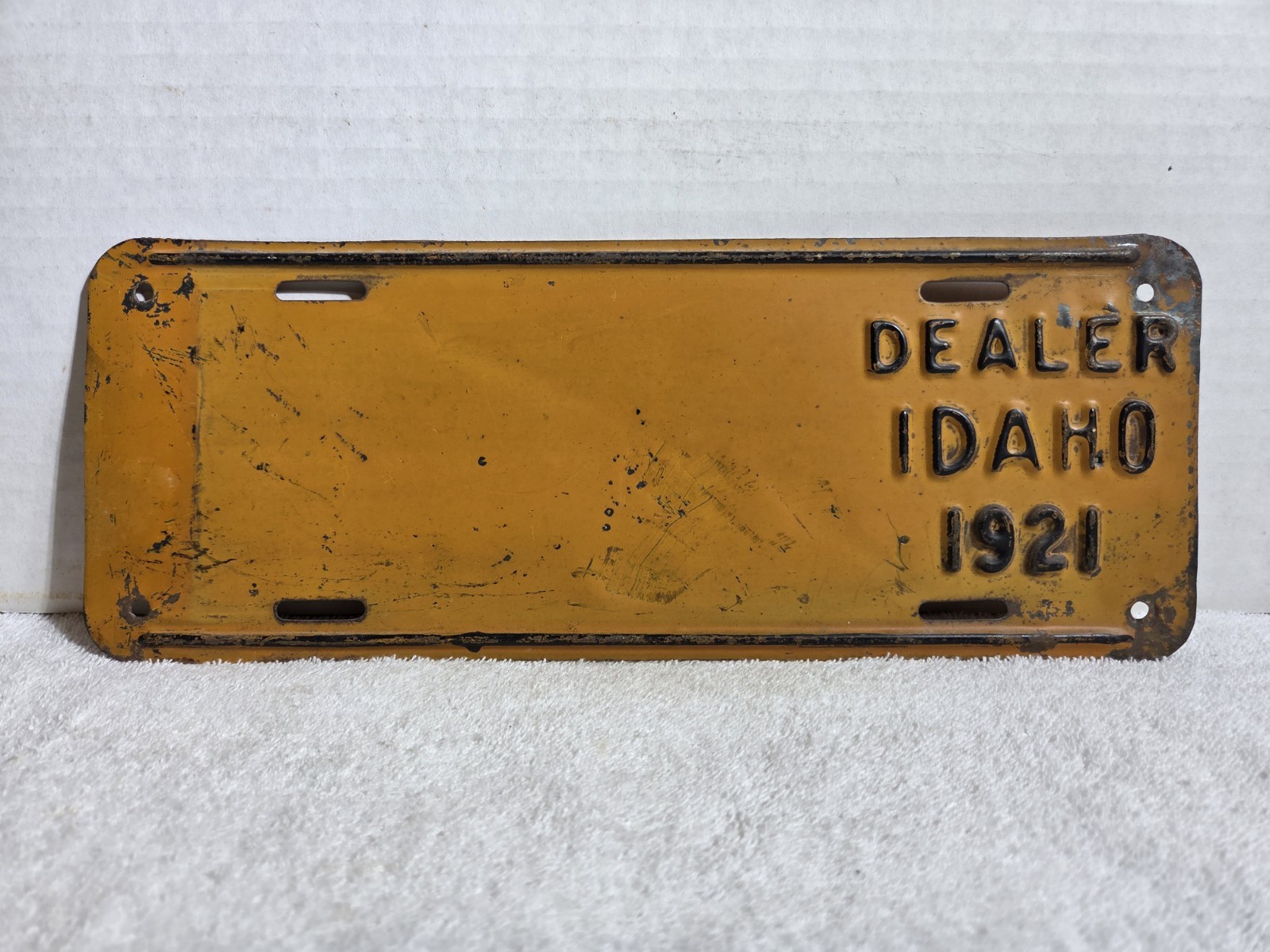 Vintage 1921 Idaho Dealer License Plate