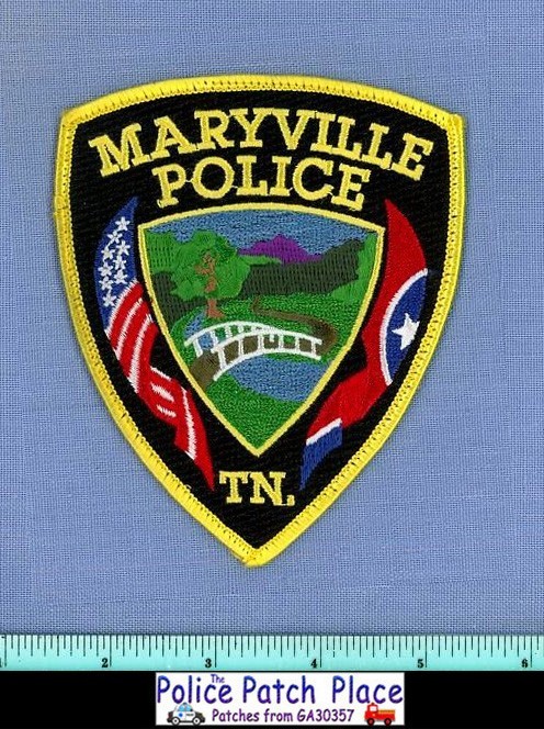 MARYVILLE TENNESSEE Shoulder Patch CITY PARK JOGGING TRAIL BRIDGE 4M