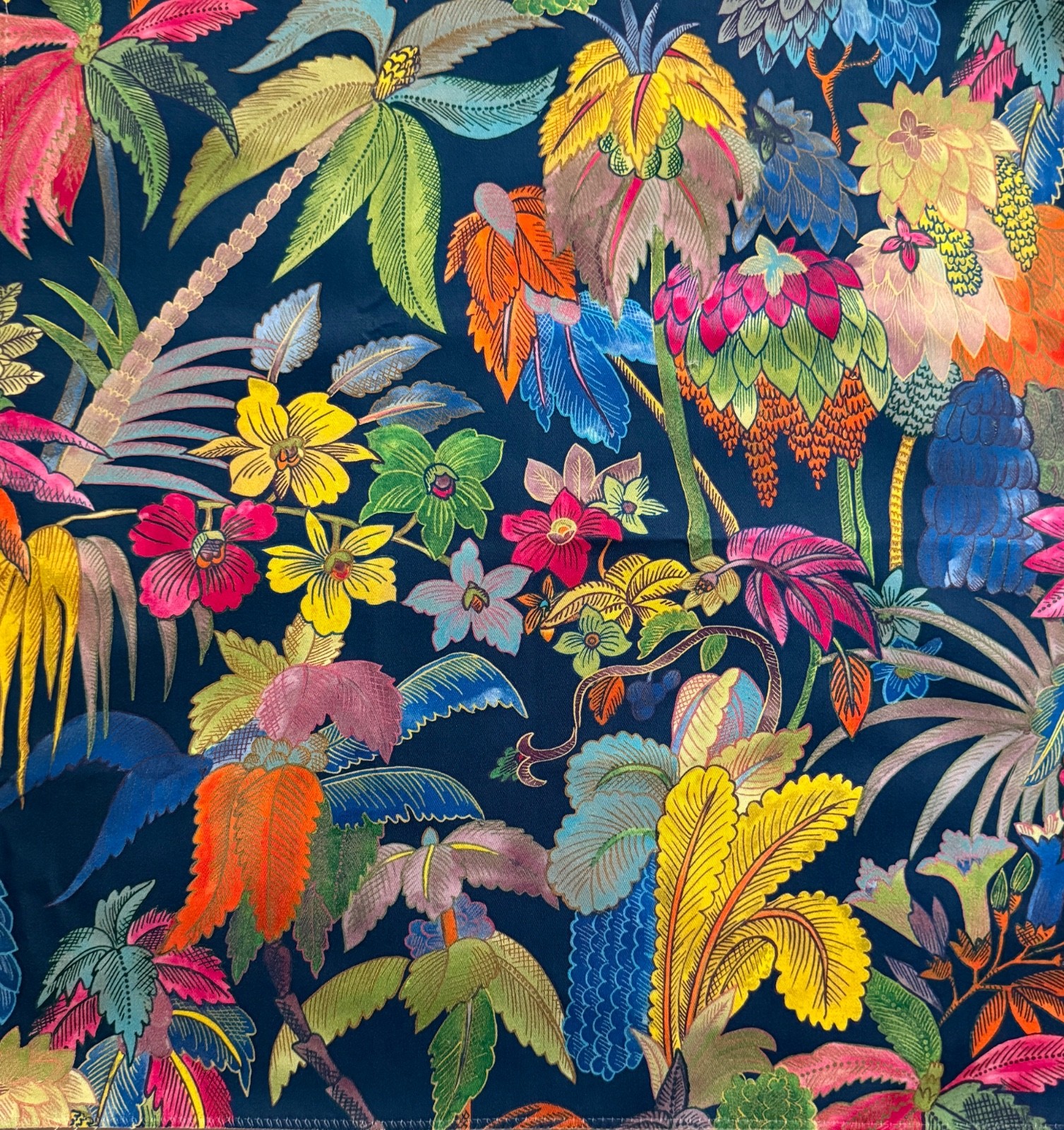 CLARENCE HOUSE /ETRO Galearis 01  Printed Cotton Multi Floral New Remnant
