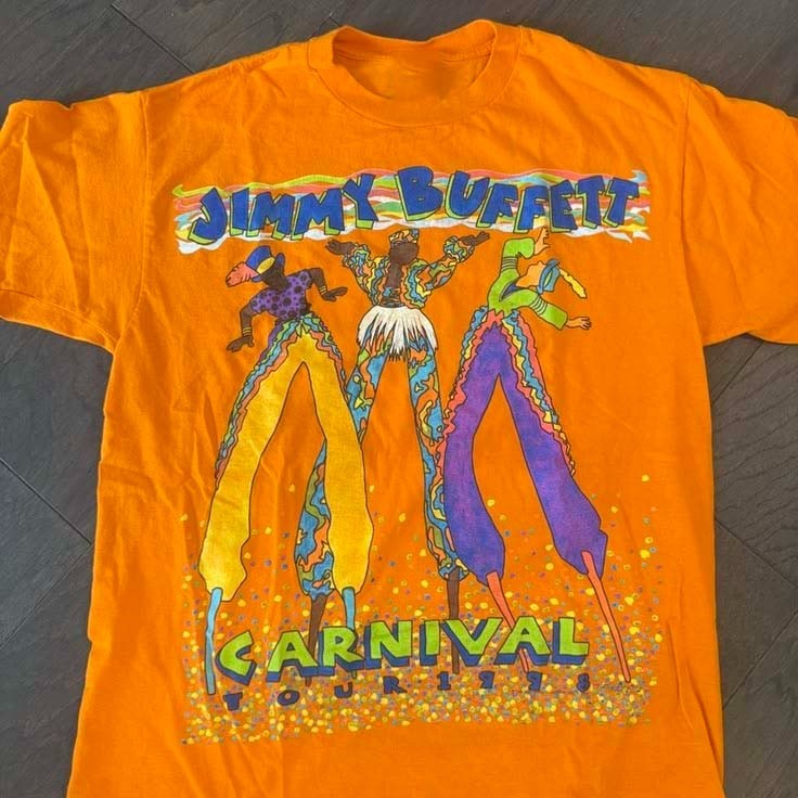 1998 Anvil  Jimmy Buffett  Carnival Tour T-shirt NEZL210
