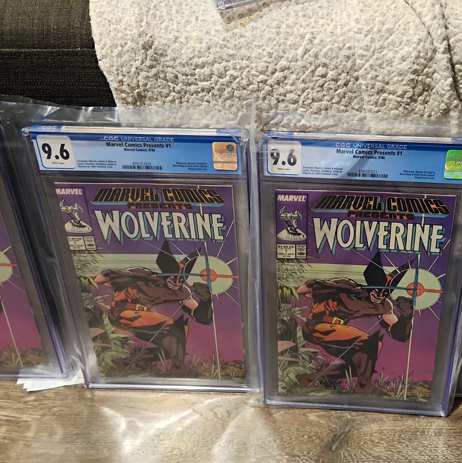MARVEL KEY COMIC LOT: MARVEL COMICS PRESENTS #1 (1988) CGC 9.6 - Wolverine X