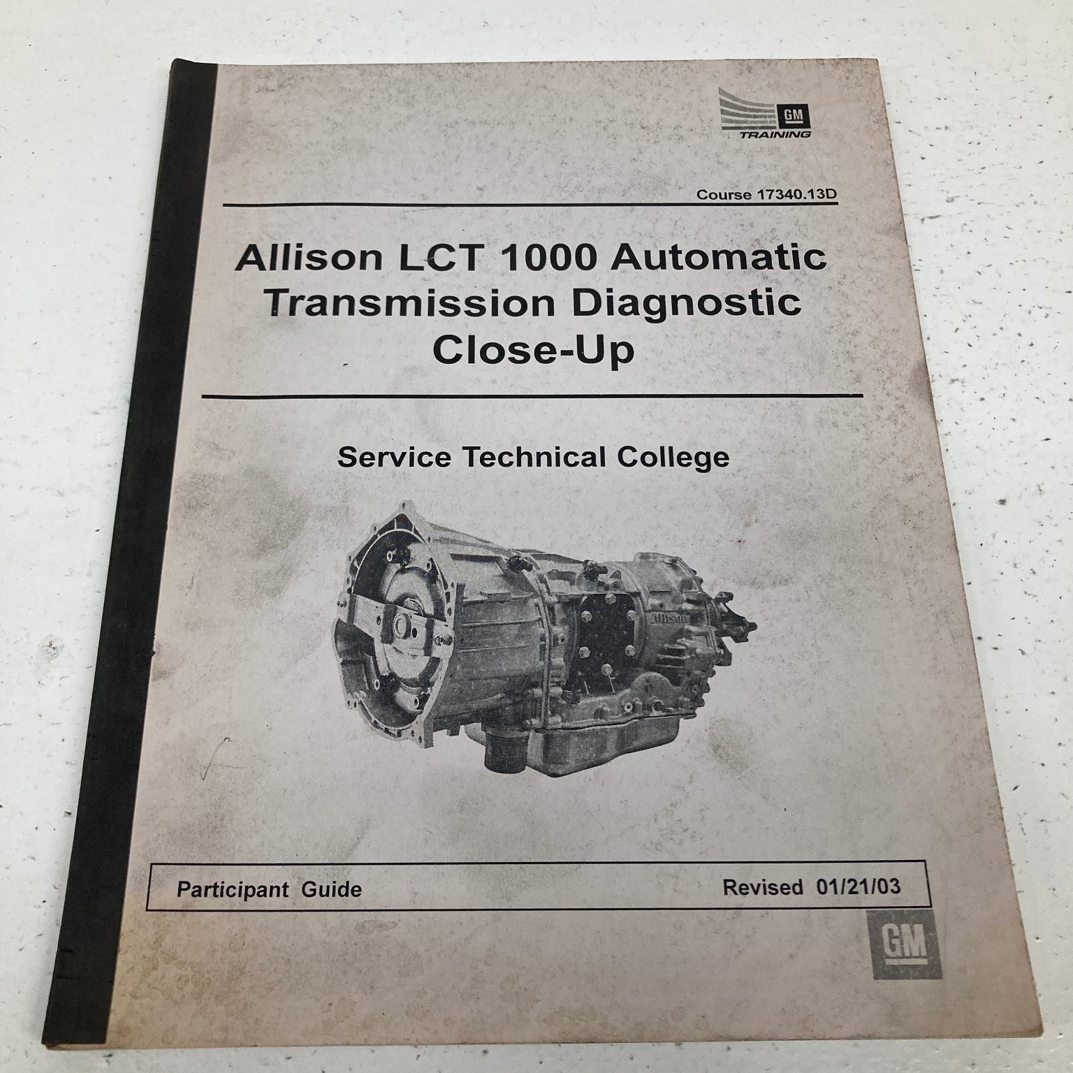 Allison LCT 1000 Automatic Transmission Diagnostic GM 2003