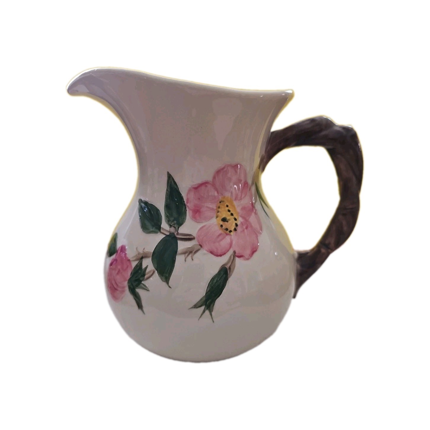 Vtg Franciscan Desert Rose Milk Juice Pitcher 6.5\