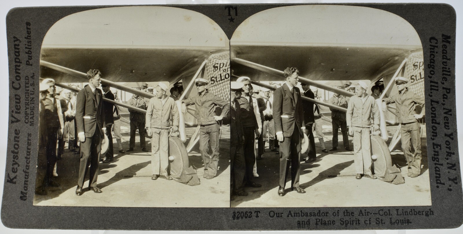 Lindbergh & His Plane, \