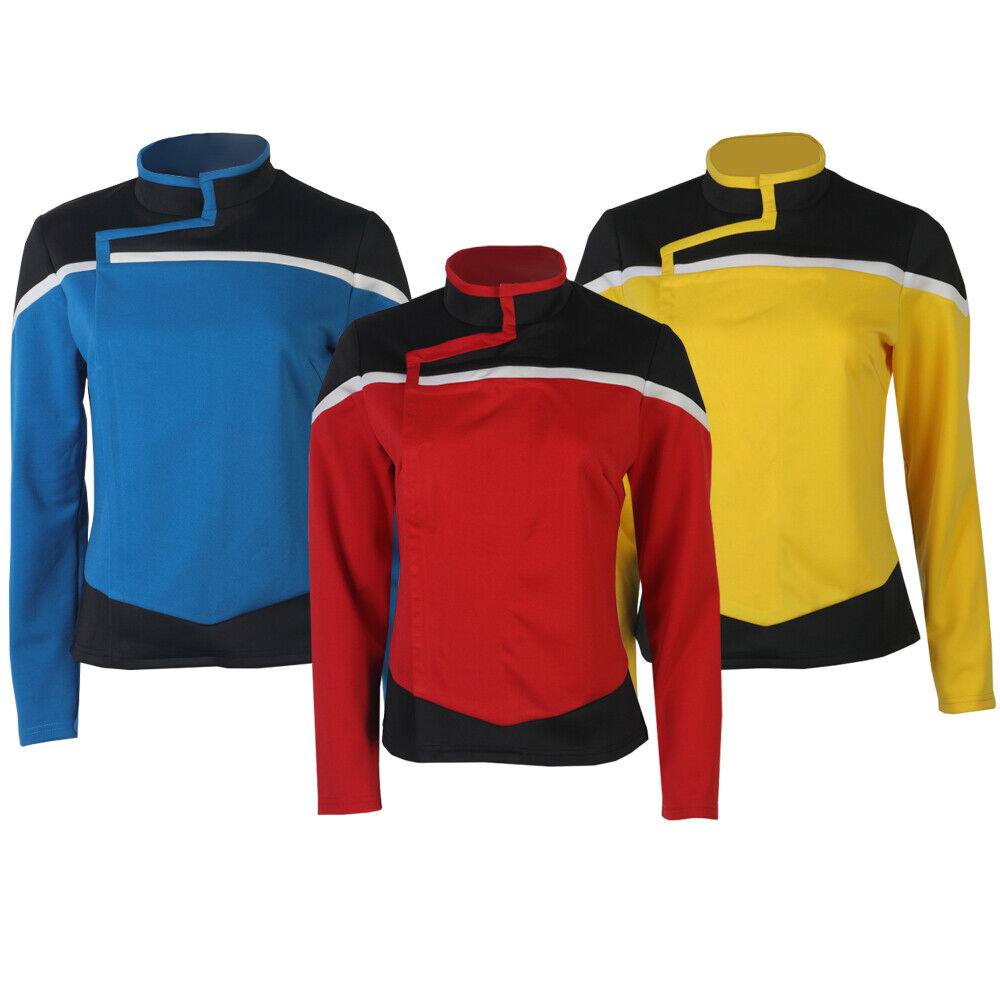 For Lower Decks Ensign Mariner Red Uniform Tendi Blue Yellow Female Women Shirts