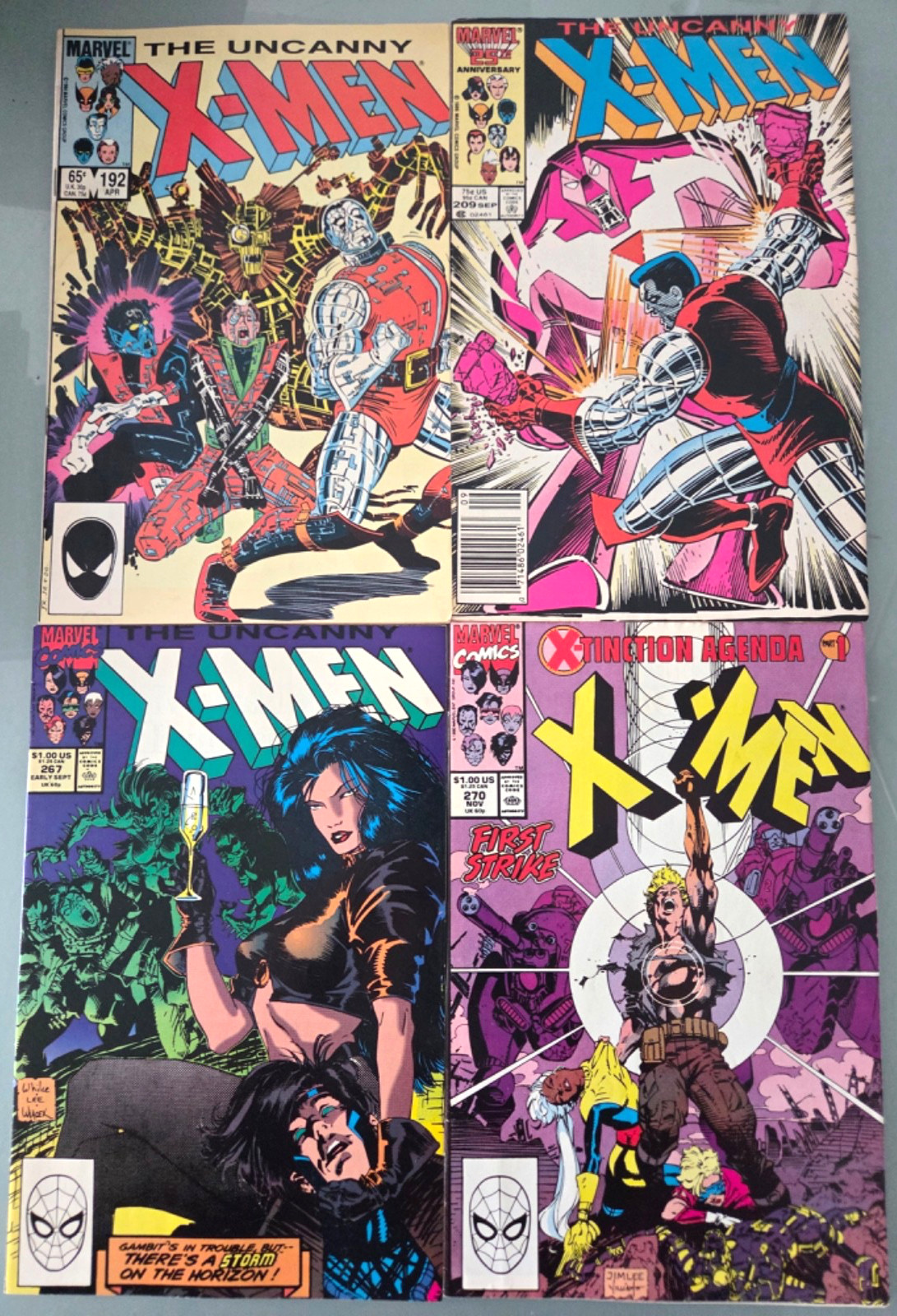 UNCANNY X-MEN SET OF 60 ISSUES (1982) MARVEL COMICS WOLVERINE STORM MAGNETO