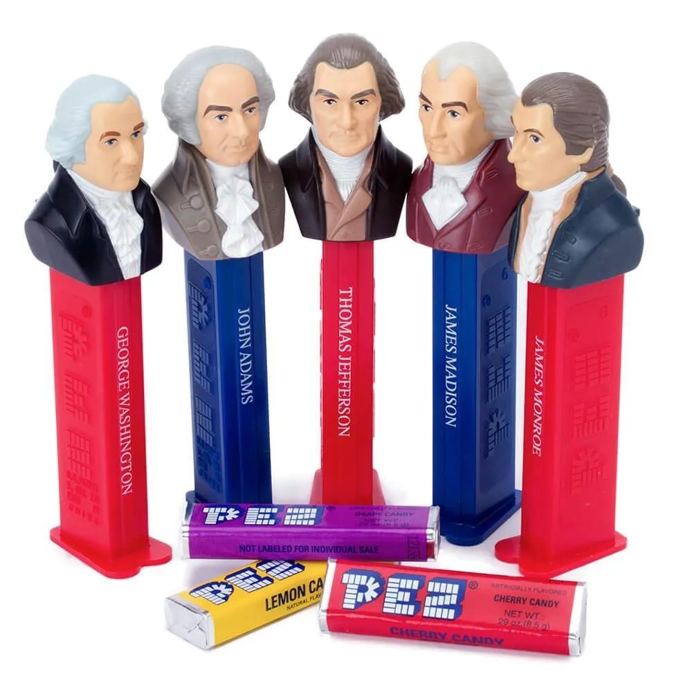 ✨NEW Rare PEZ Presidents of the USA 1789–1825 Collector's Series SET Sealed Box