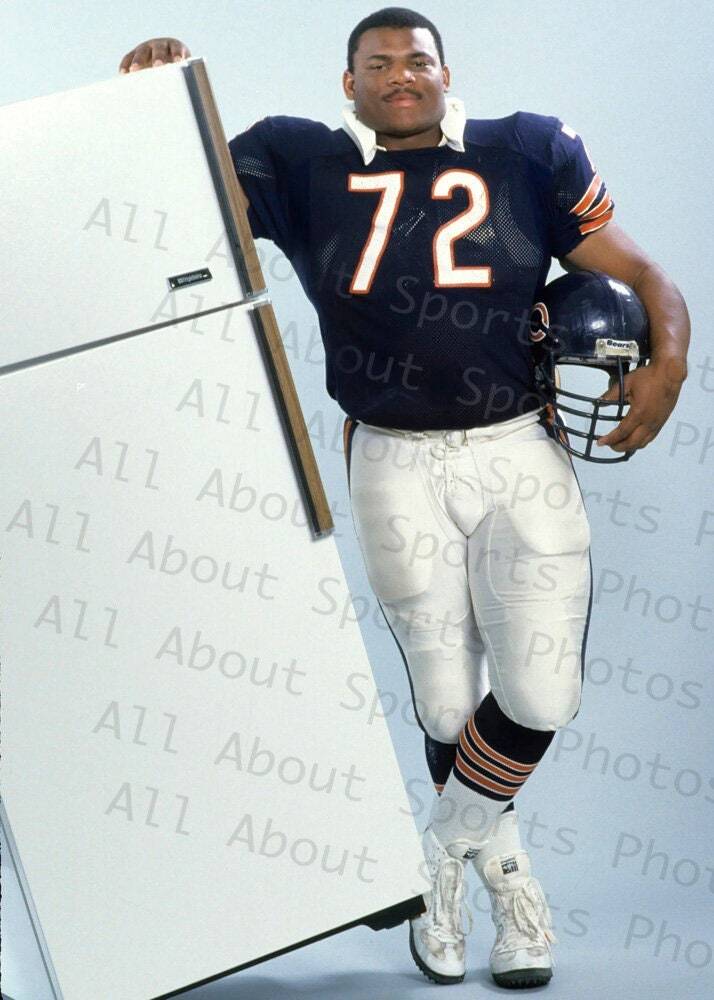 William Perry - The Refrigerator 1985 Chicago Bears Photo Print Poster