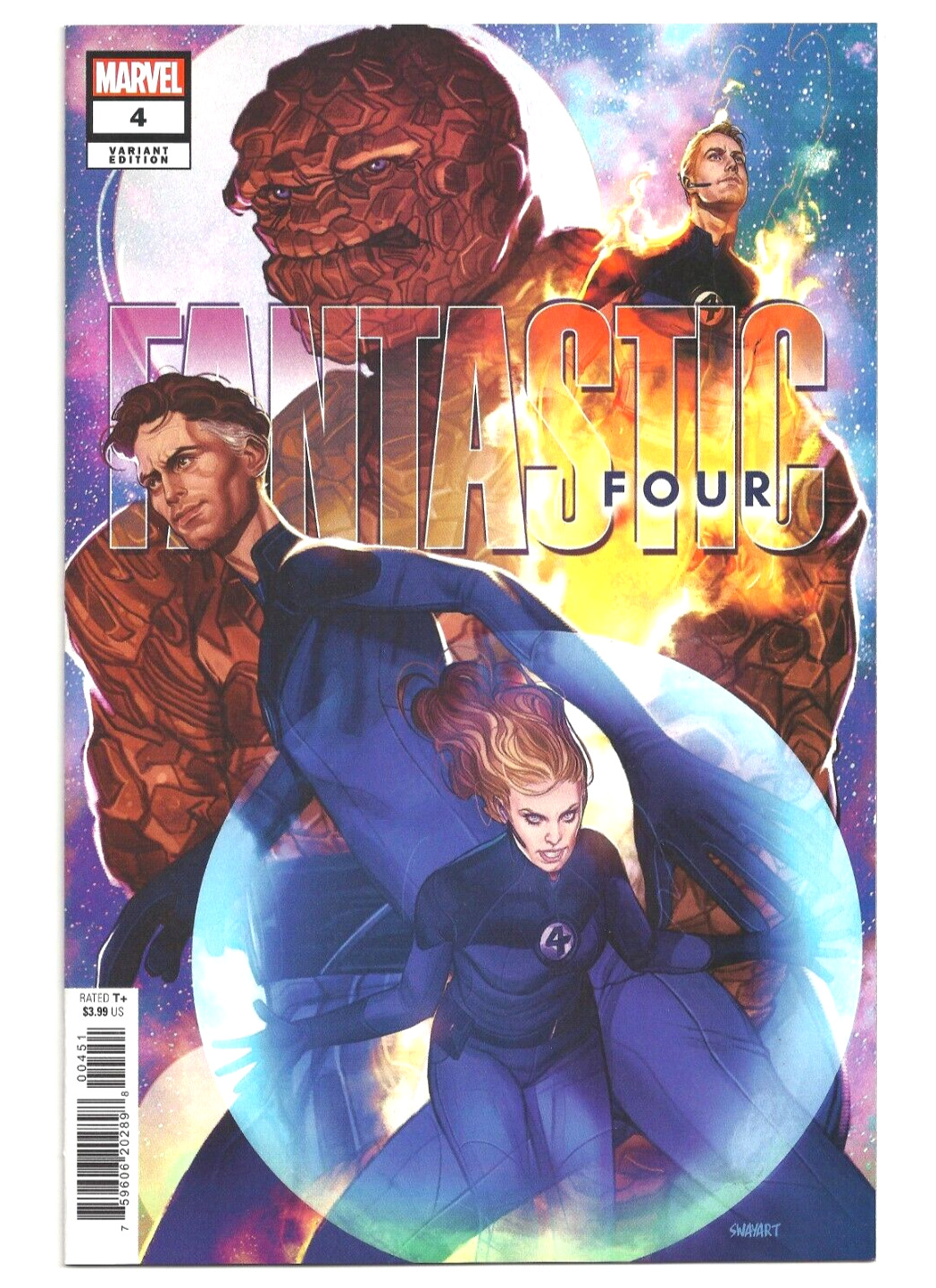 Marvel Comics FANTASTIC FOUR (2022) #4 (#697 Legacy) SWABY 1:25 Variant Cover