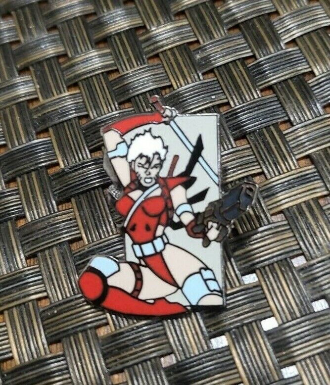 VINTAGE 1993 PLANET STUDIOS ZEALOT SEXY COMIC BOOK CHARACTER COLLECTIBLE PIN