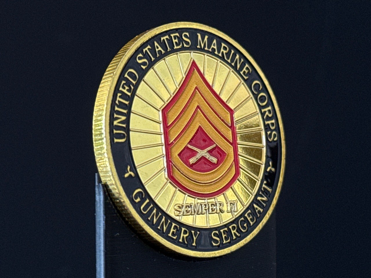 U.S. Marine Corps Gunnery Sergeant Challenge Coin