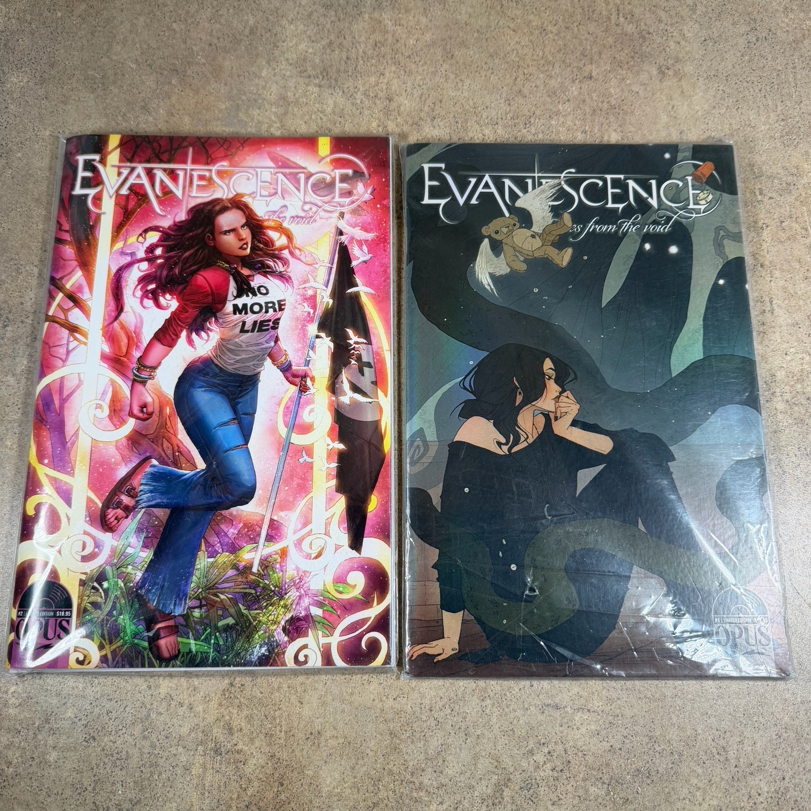 Evanescence Echoes From The Void #1 #2 Set Limited Edition Numbered /3000 OPUS
