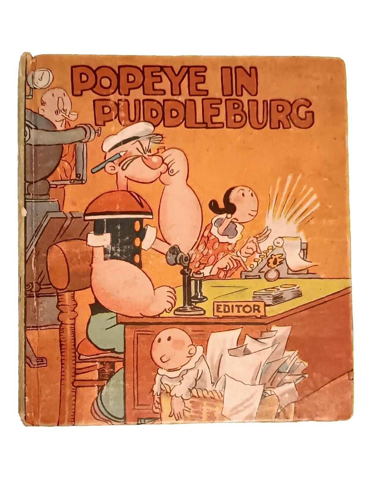 1934 POPEYE IN PUDDLEBURG LITTLE BIG BOOK SERIES KING FEATURES E.C SEGAR #1088