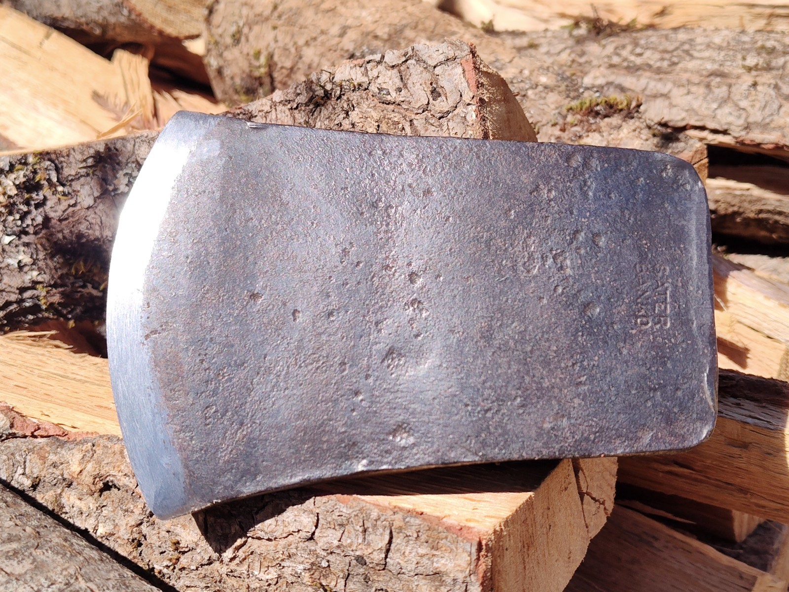 Vintage Sater Banko Mini-Tasmanian Axe Head; 3 1/2lb (Actual 3.2lb) - Sweden