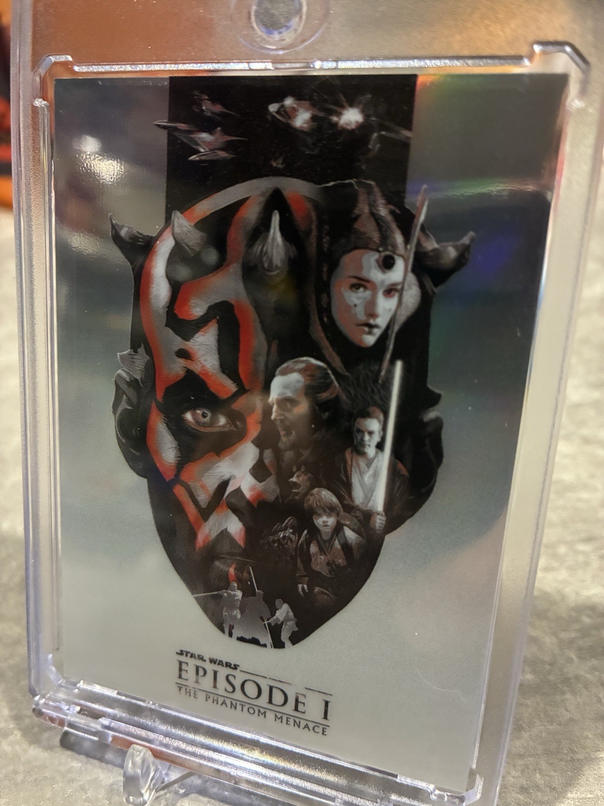 2026 Topps Chrome Star Wars Eras E-1 The First SSP Darth Maul Phantom Menace