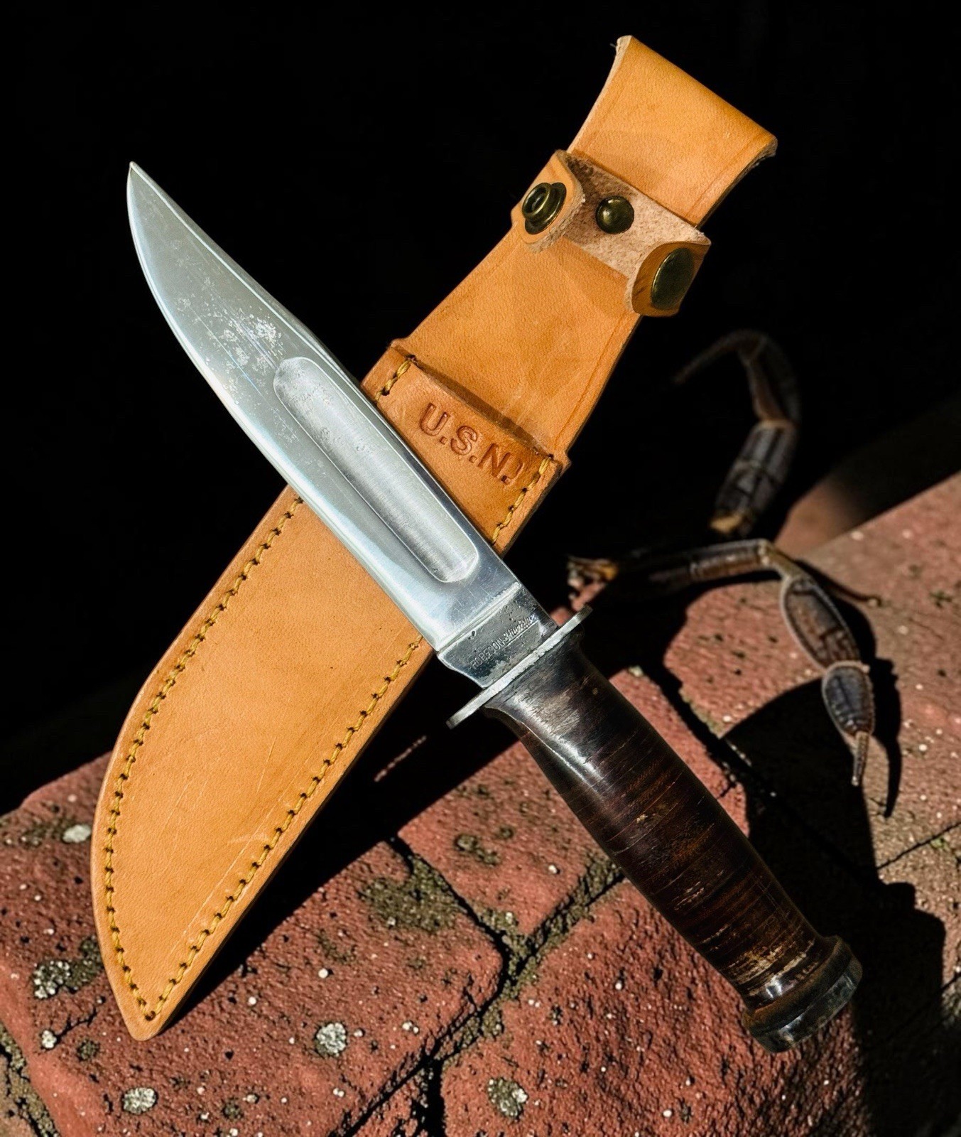 Robeson Shuredge USA. WW2 Vintage Fighting Knife