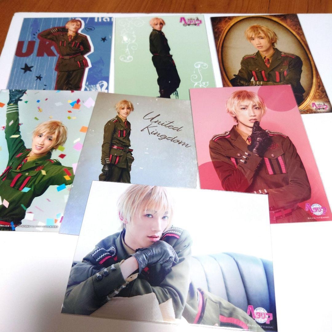 Hetalia The Musical UK Photos 7 Pcs Set Collectible
