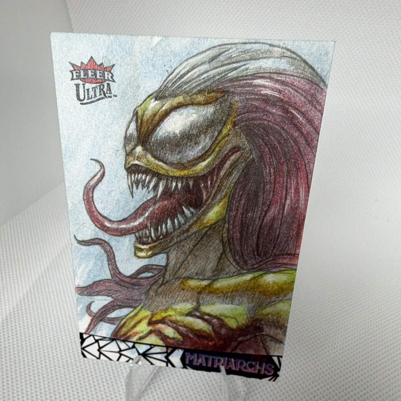 2024 Fleer Ultra Matriarchs of Marvel Scream 1/1 Sketch Artist Auto