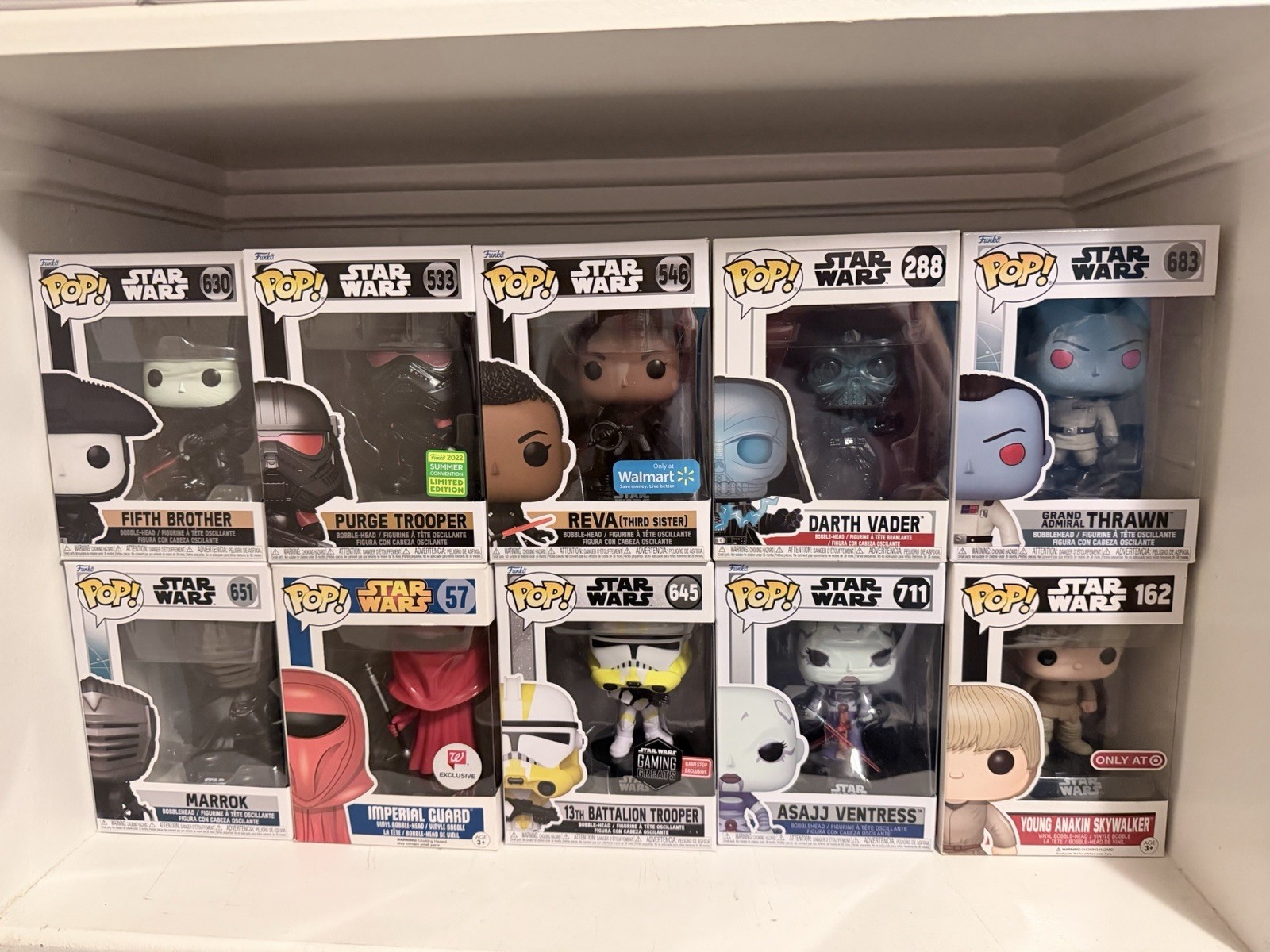 Funko Pop Lot Of 10: Star Wars