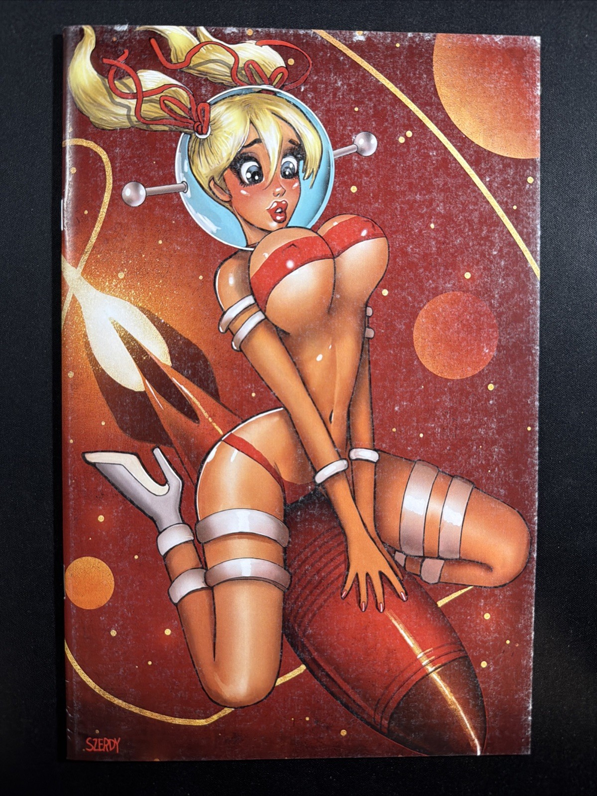 Blast-Off Girls 2022 Kickstarter Nate Szerdy Variant Pin-up Art Lower Grade *A13