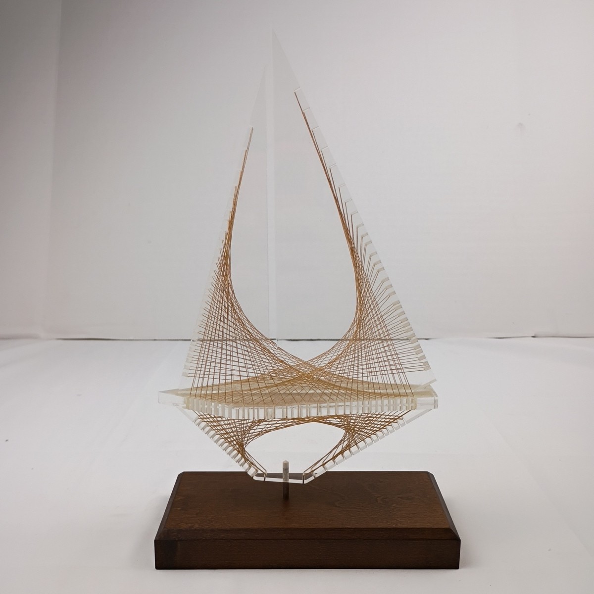 Midcentury Ronald Fox Lucite Acrylic String Art 10 Midcentury Ronald Fox Lucite Acrylic String Art 10