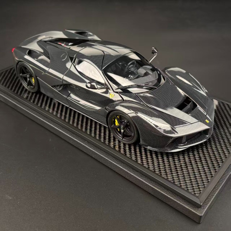 1/18 BBR New LaFerrari Full Carbon Black Diecast Limited Hypercar Model
