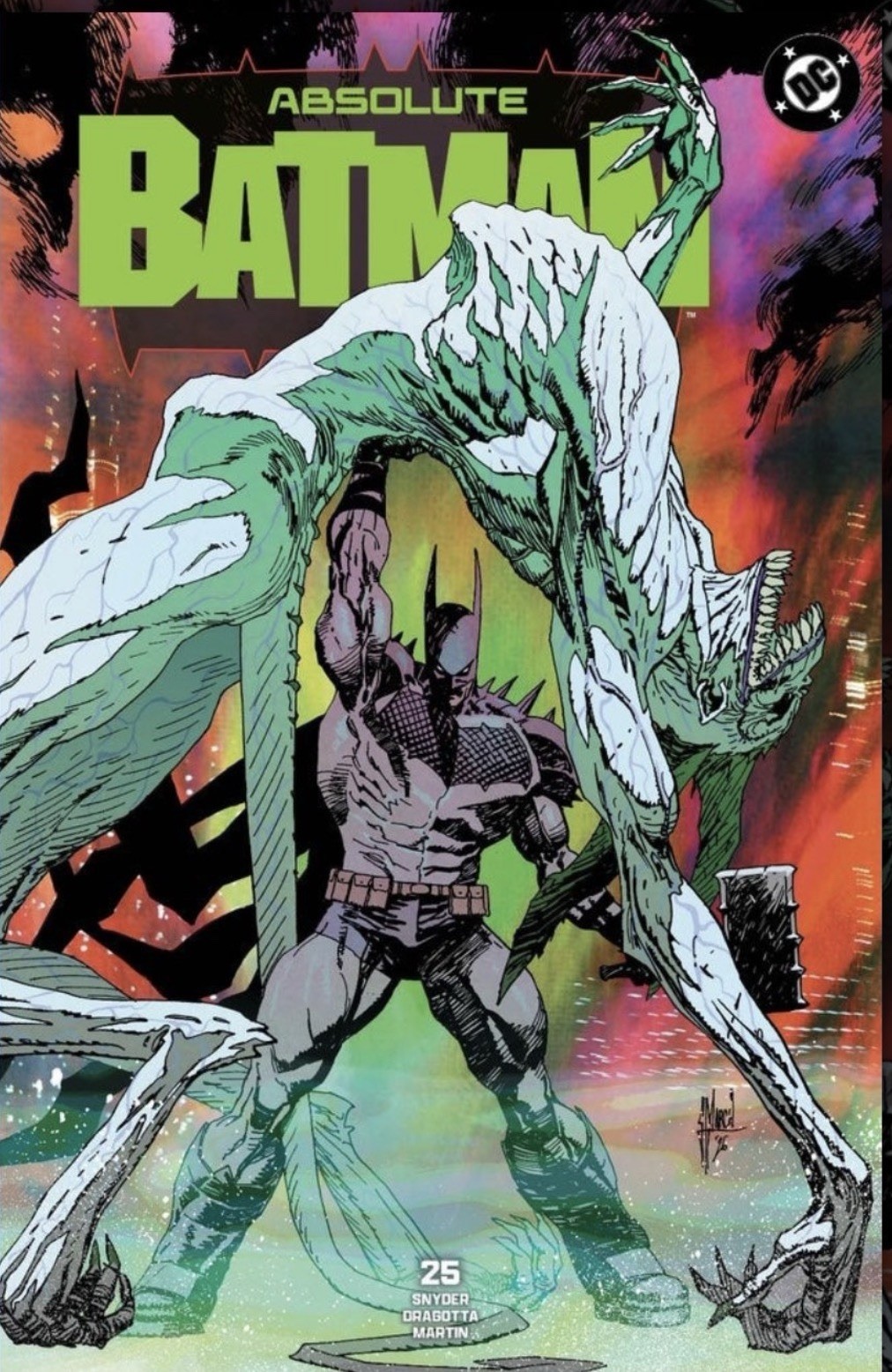 Absolute Batman #25 March Dragon Ball Homage Variant Presale 10/28