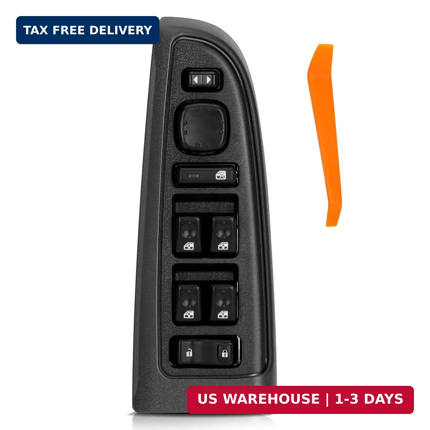 15883323 Front Driver Side Master Power Window Switch&Bezel for 2003-2007 Chevy 15883323 Front Driver Side Master Power Window Switch&Bezel for 2003-2007 Chevy