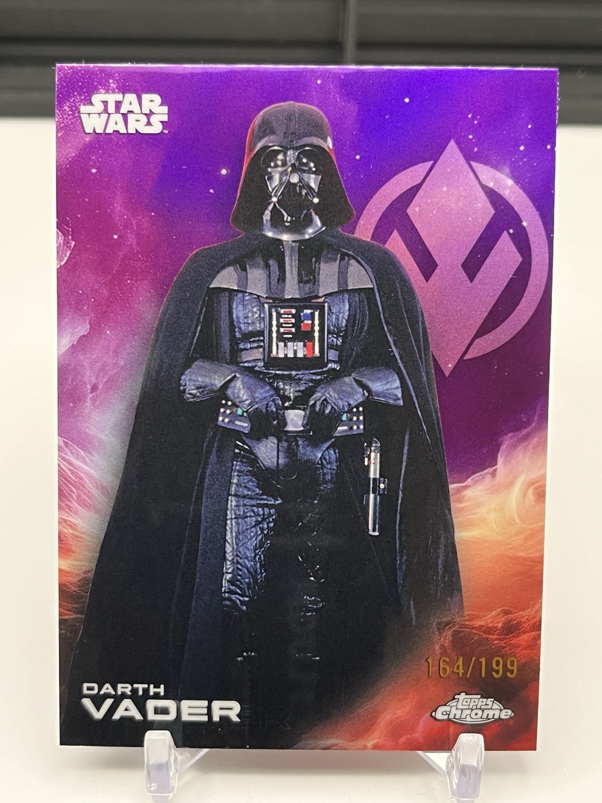 2025 Topps Chrome Star Wars Darth Vader Kamino Purple Refractor /199 #29