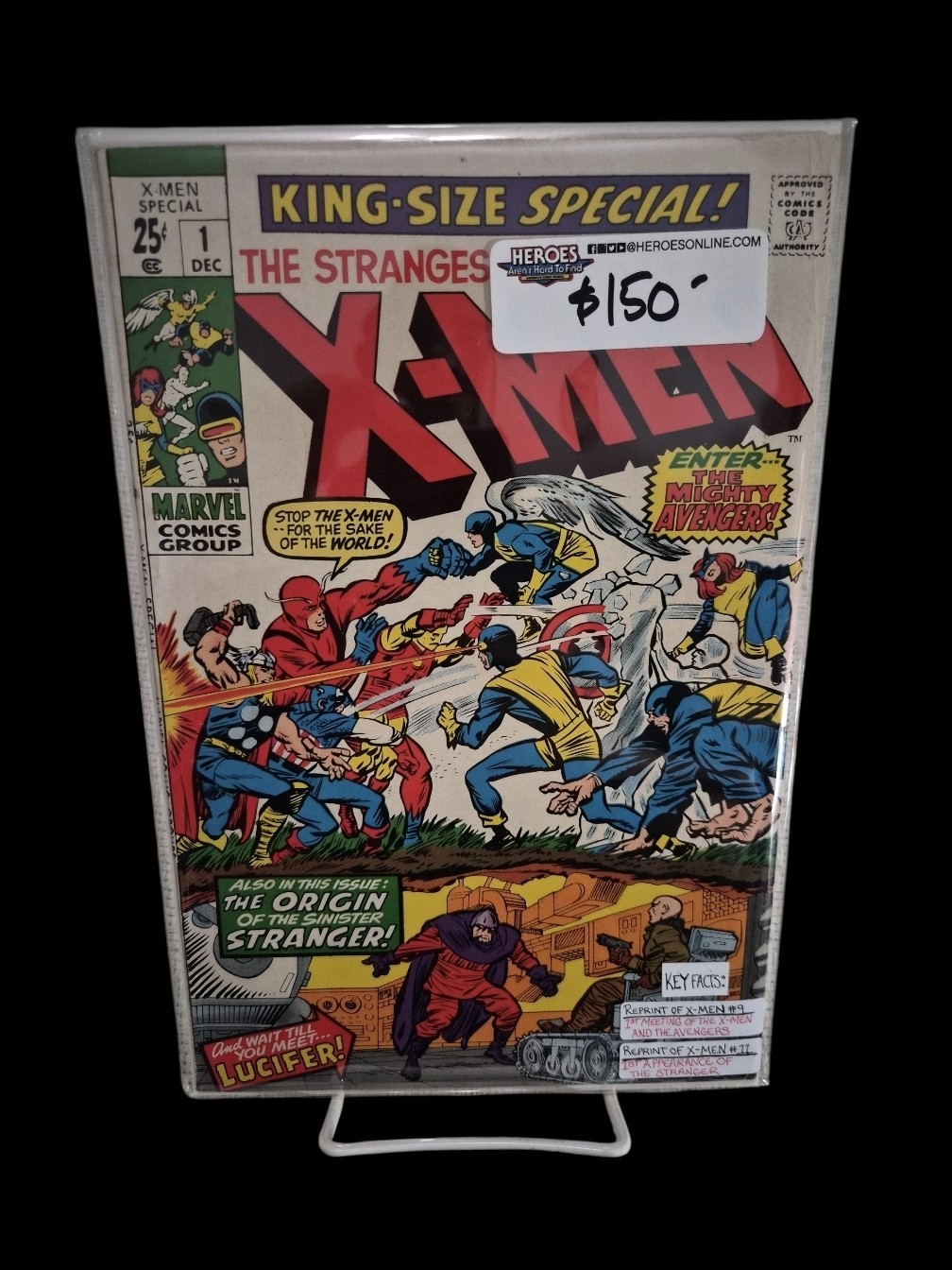 X-Men: King-Size Special #1 (1970) Avengers vs X-Men, Origin of The Stranger 