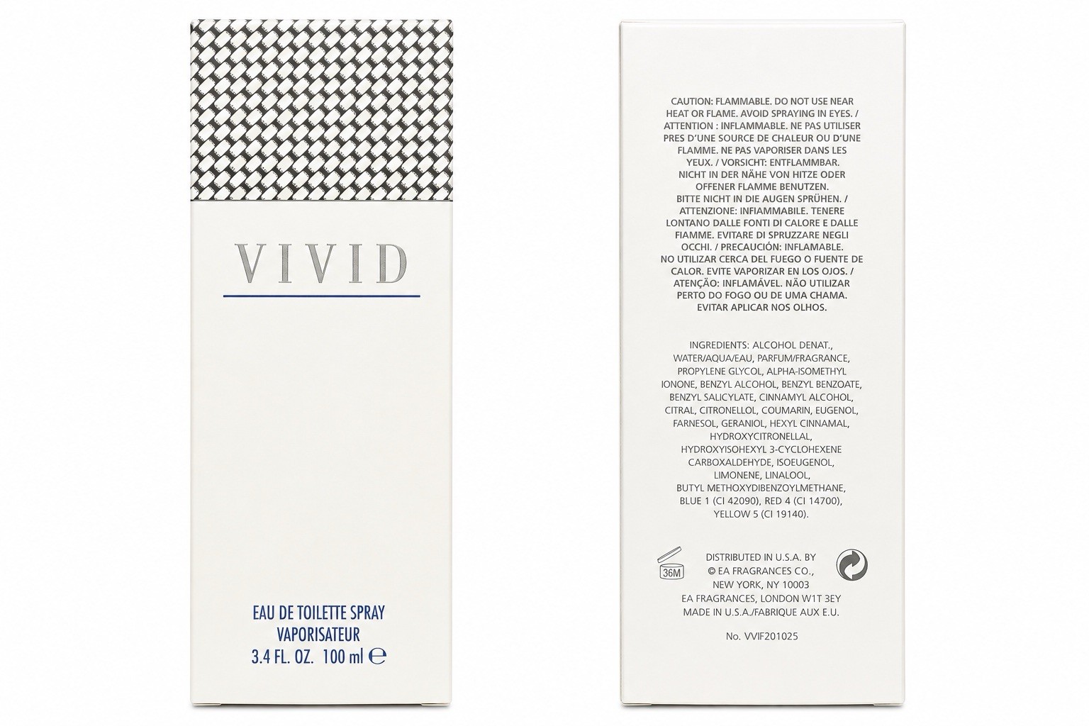 Vivid Liz Claiborne 3.4 Oz 100ml EDT Spray For Women Original Formula, Vintage