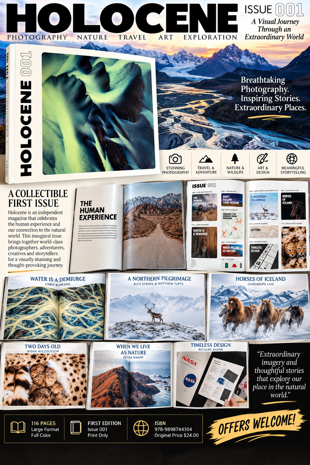 Holocene Magazine Issue 001 First Edition Chris Burkard Alex Strohl Photography
